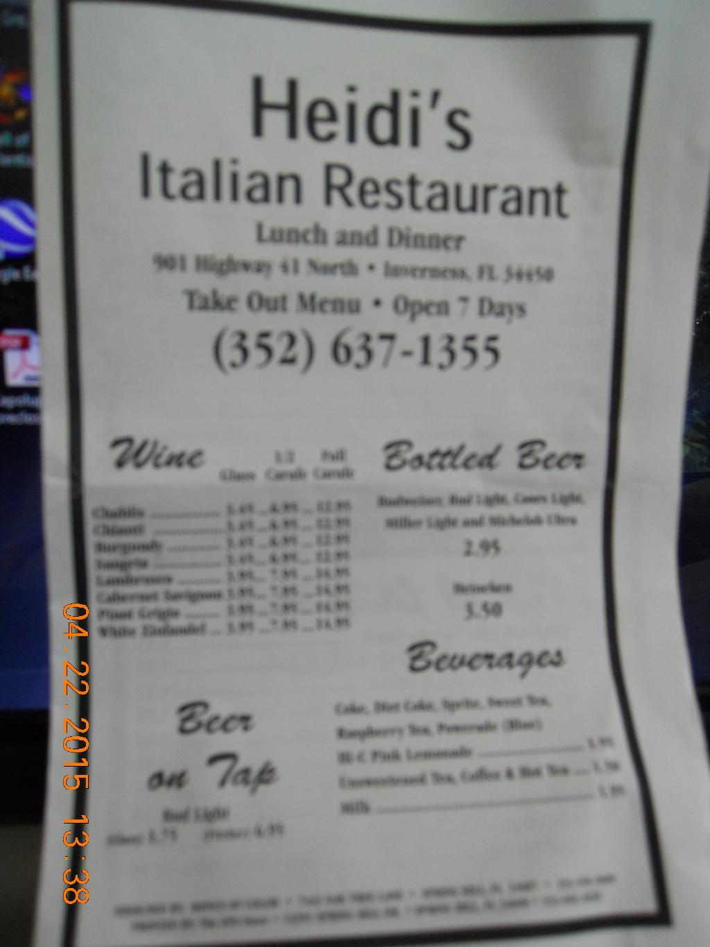 Heidi`s Italian Restaurant